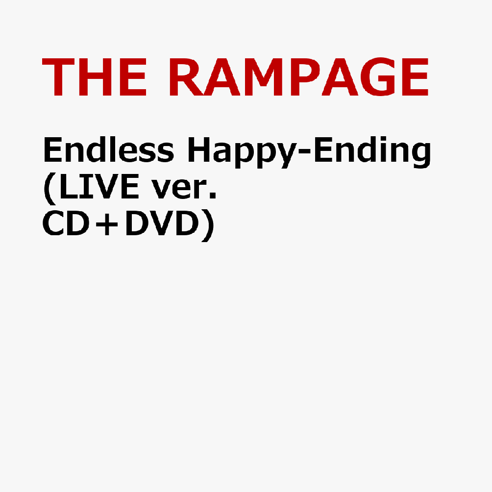 Endless Happy-Ending (LIVE ver. CD＋DVD)