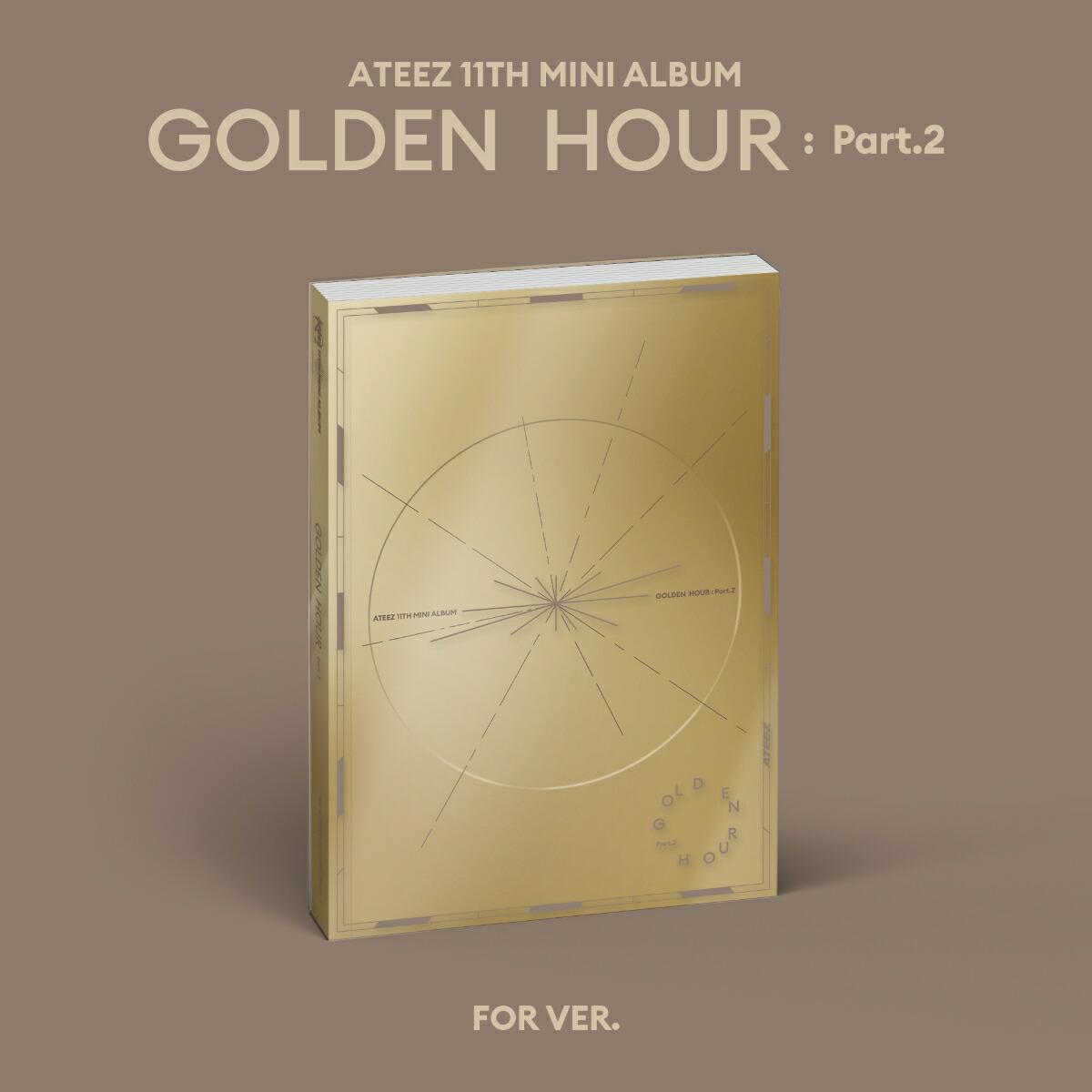 【楽天ブックス限定先着特典+他】【クレジットカード決済限定】[GOLDEN HOUR : Part.2] ＜FOR Ver.＞(ATEEZラッキーロトイベント オンライン抽選権+メンバー別トレカ+他)