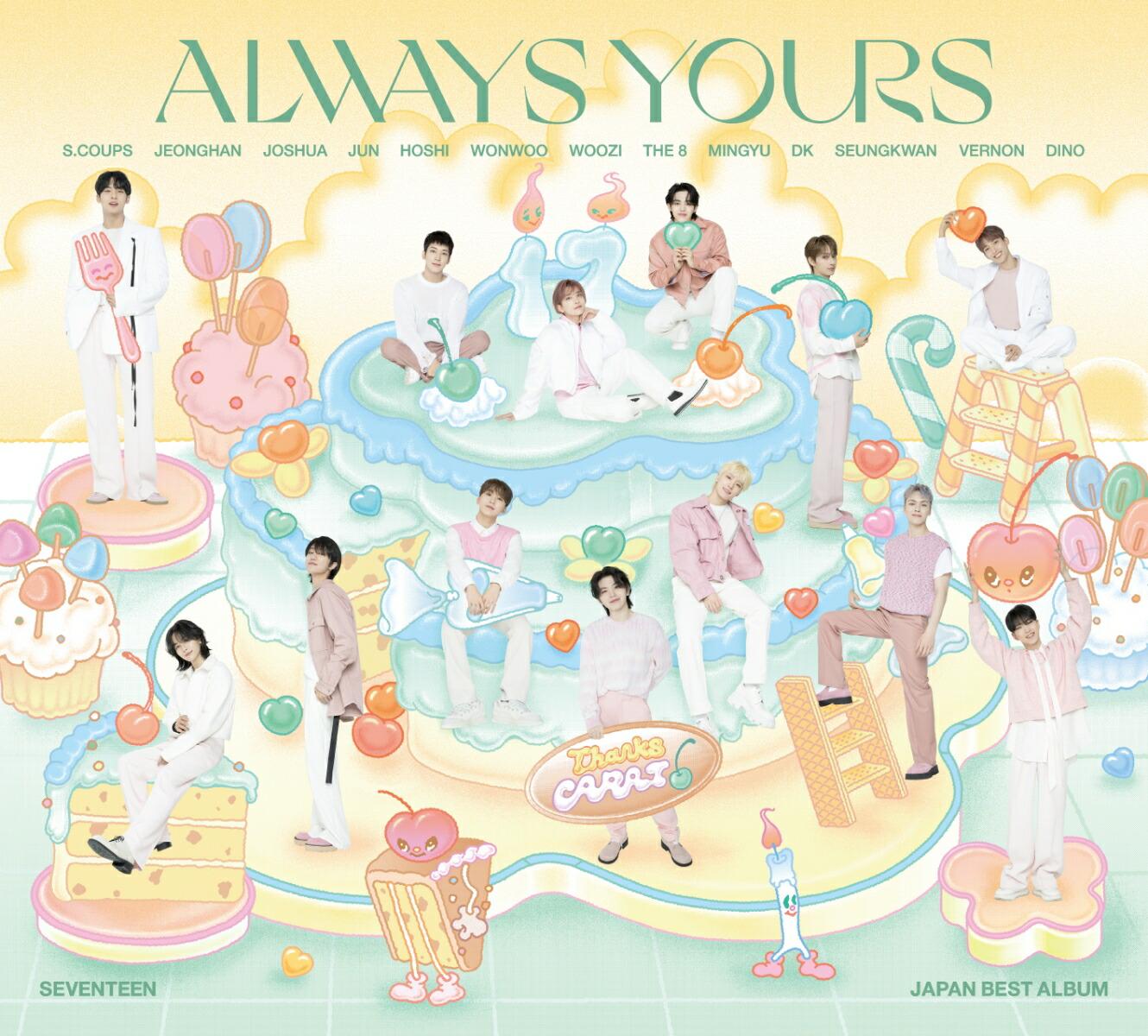 SEVENTEEN JAPAN BEST ALBUM「ALWAYS YOURS」(初回限定盤C 2CD＋PHOTO BOOK)